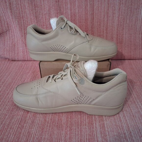 SAS Time Out Walking Shoes USA Men's 10 1/2 N Bone Comfort Orthopedic Sneaker - Picture 2 of 9